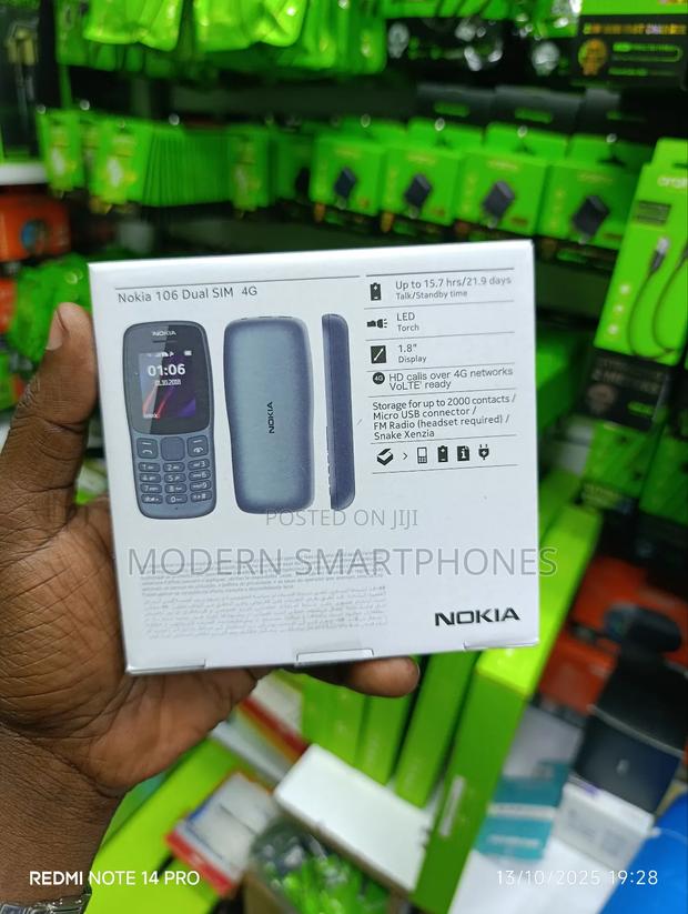 New Nokia 106 Black - main view