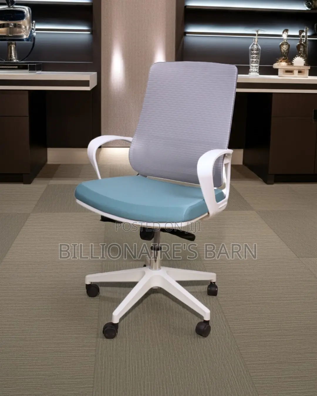 White Ergonomic Mesh Office Chair (Adjustable) — Price Drop Today