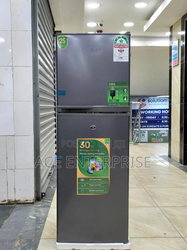 Synix 137l Double Door Fridge - main view
