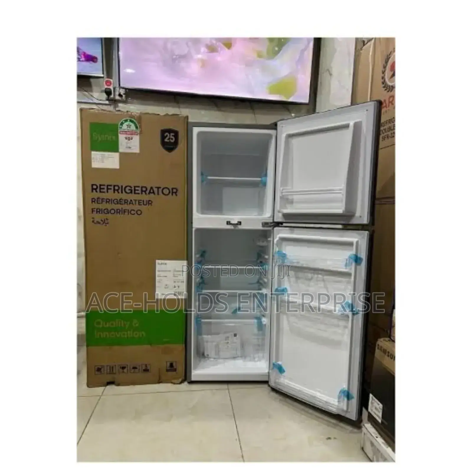 Synix 137l Double Door Fridge
