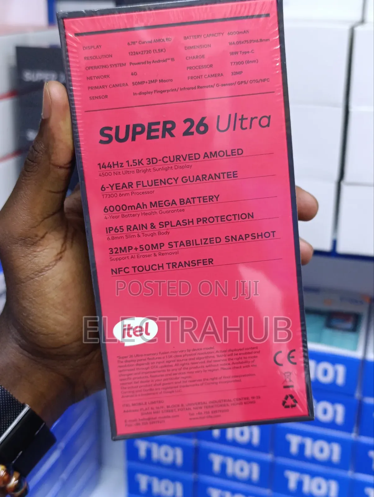 New Itel S26 Ultra 256 GB Silver