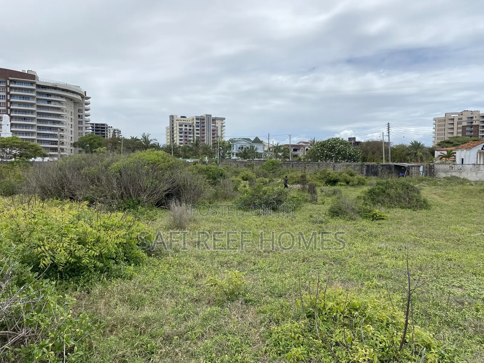 1 Acre Rectangle Seafront Property for Sale in Nyali
