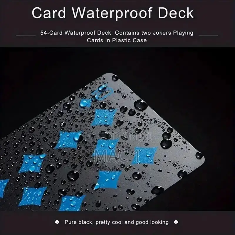 Waterproof Plastic Poker Cards Best Quality Glowing