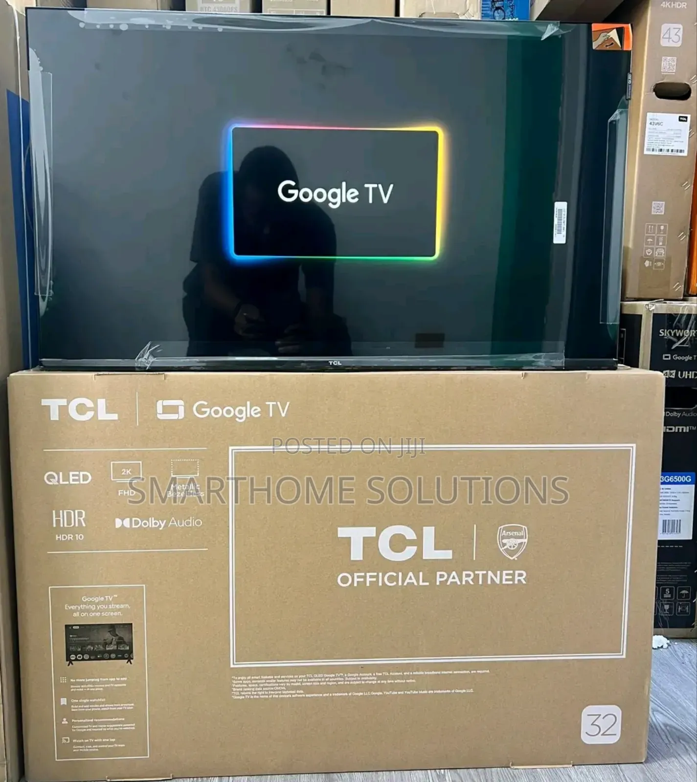 Tcl 32" Smart Google Tv Qled