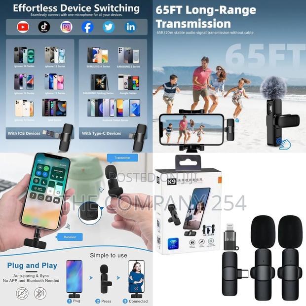 * Wireless Stereo Lavalier Microphone Wireless Lavalier Microphone - thumbnail 2