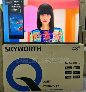 Skyworth 43" Qled Smart Google Tv
Latest Model Frameless Screen Hdr10