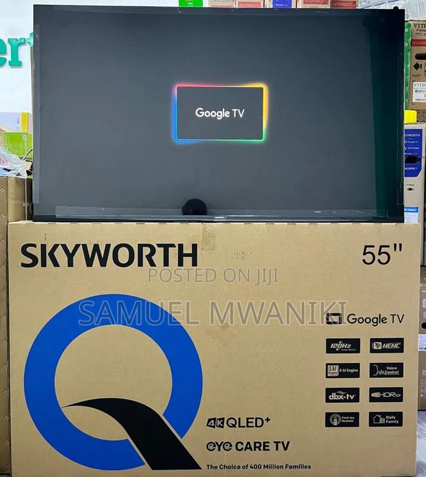 Skyworth 55′′ Qled Google Smart Tv Frameless Bluetooth 5.0 Hdr10+ - thumbnail 3
