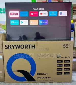 Skyworth 55′′ Qled Google Smart Tv Frameless Bluetooth 5.0 Hdr10+