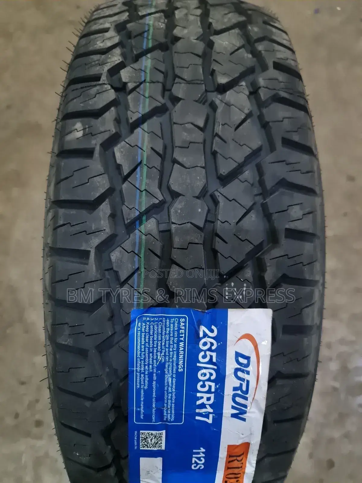 265 /65 R17 Durun Tyres (R/T) 03.(New Technology)