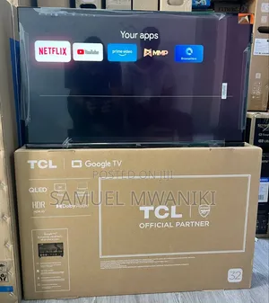 TCL 32" Qled Display Google Tv S4k Hdr10+ Frameless Screen
