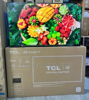 TCL 32" Qled Display Google Tv S4k Hdr10+ Frameless Screen