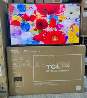 TCL 32" Qled Display Google Tv S4k Hdr10+ Frameless Screen