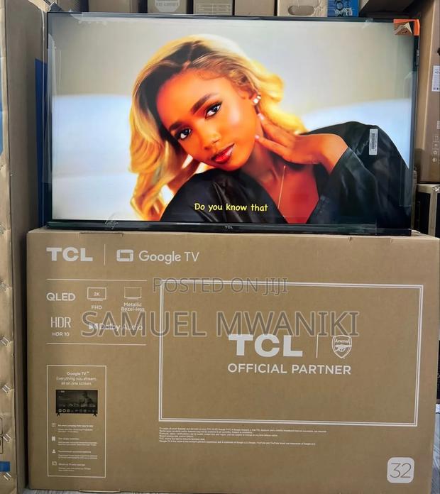 TCL 32" Qled Display Google Tv S4k Hdr10+ Frameless Screen - thumbnail 7