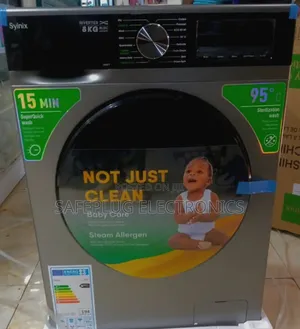 Syinix 8kg Washing Machine Front Load New Model: V8wmft
- Low Noise