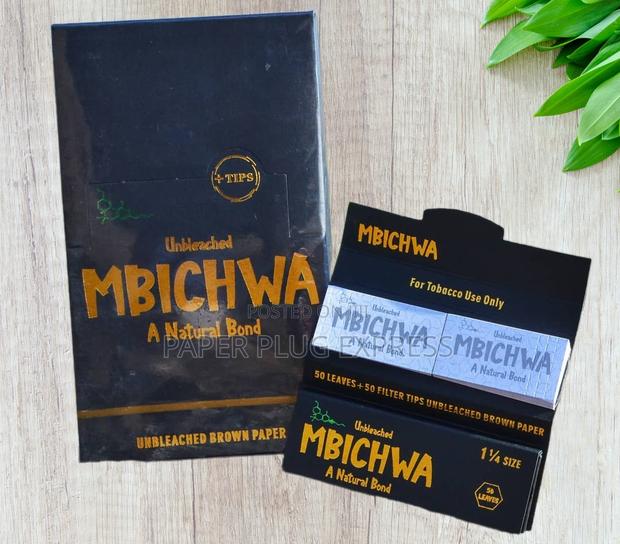 Mbichwa Brown 1 1/4 Size Rolling Paper - main view