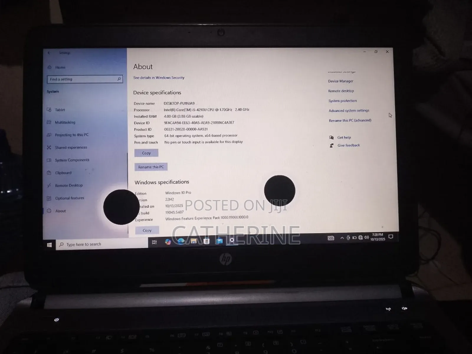 Laptop HP ProBook 430 G2 4GB Intel Core I5 HDD+SSD 512GB