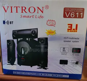 Vitron Woofer 3.1ch – Hi-Fi Multimedia Speaker Sound System, V611