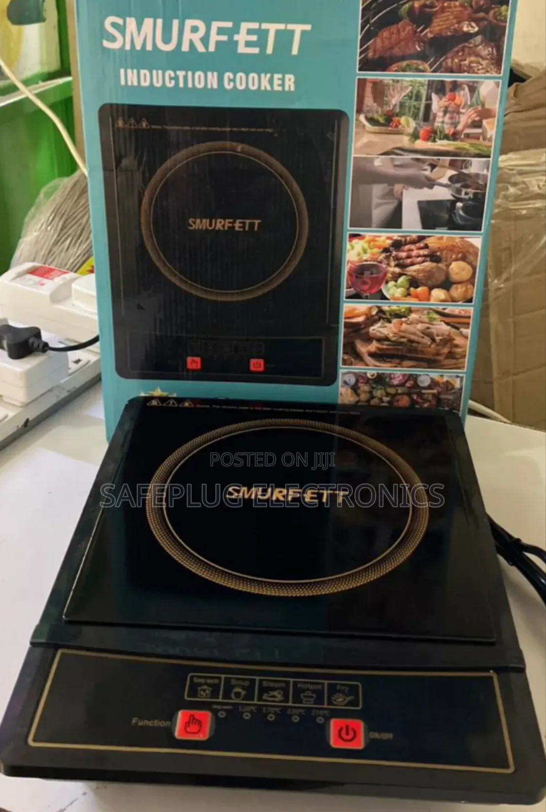 Energy-Saving Single Smurfet Induction Cooker - For Specific Cookware