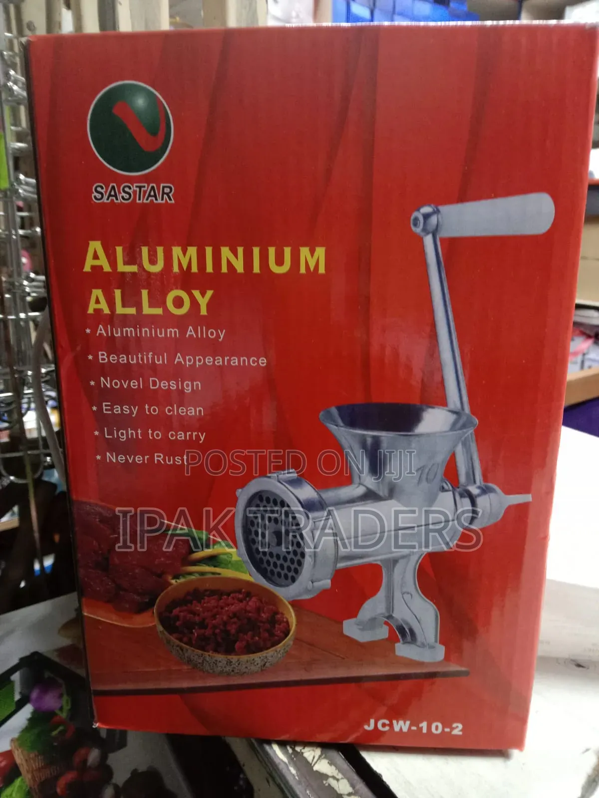 12 Inch Manual Meat Mincer/Grinder Aluminum