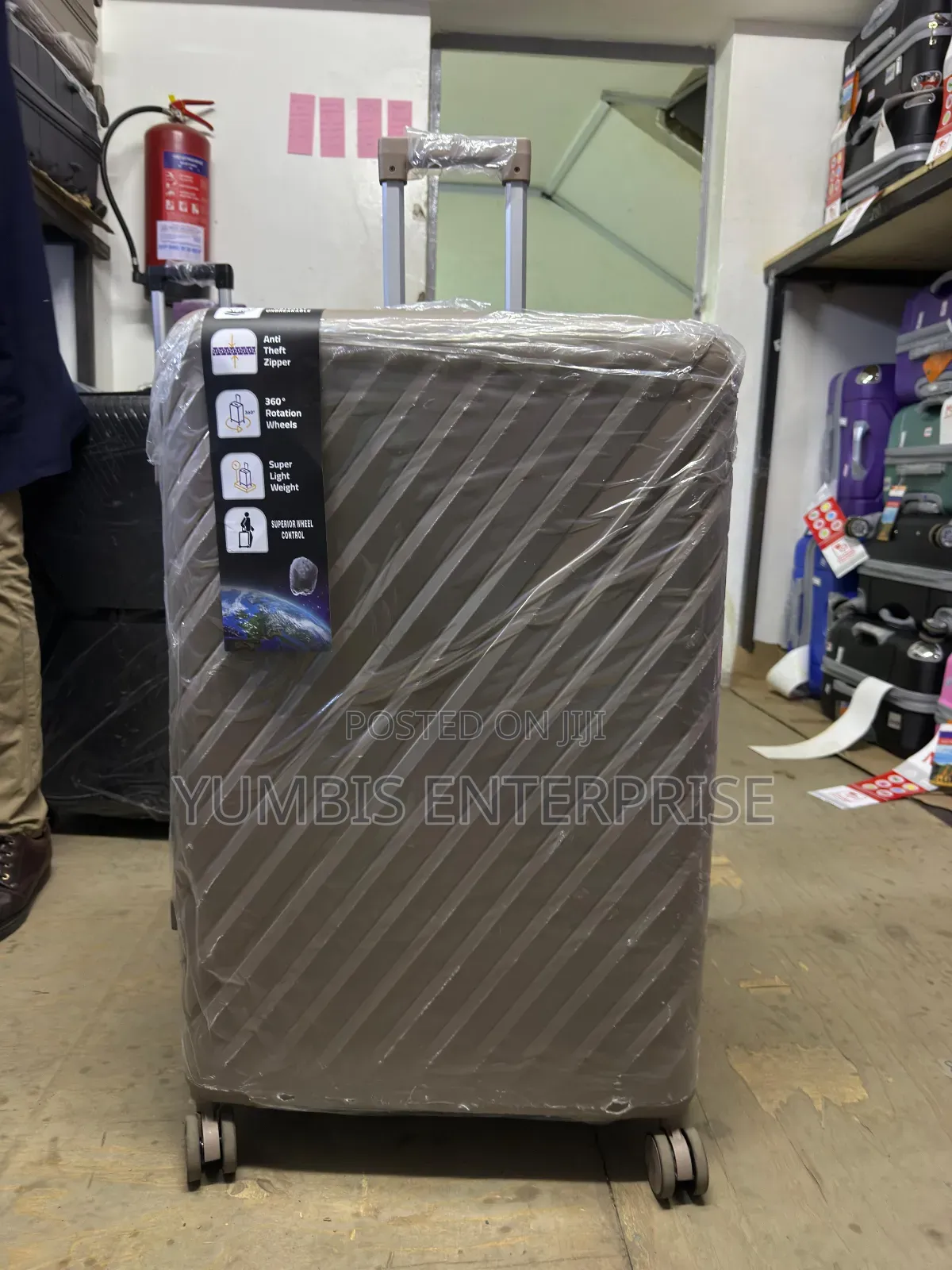 Xl Large Rubber Suitcase Height 75cm