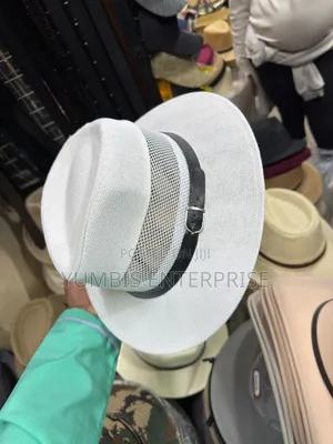 White Straw Panam Hat for Men