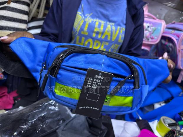 Blue Unisex Waist Bag - thumbnail 2