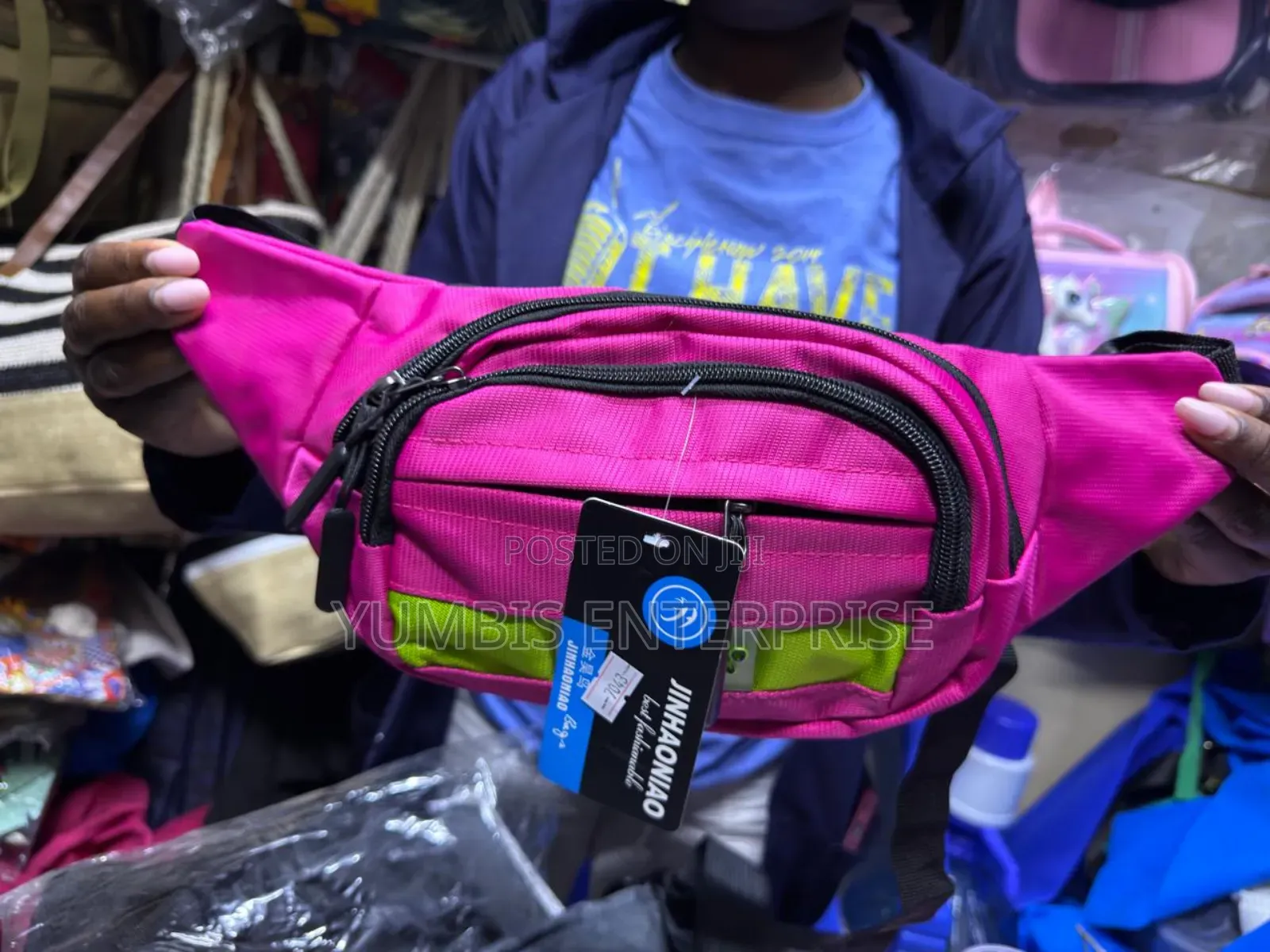 Pink Waist Bags