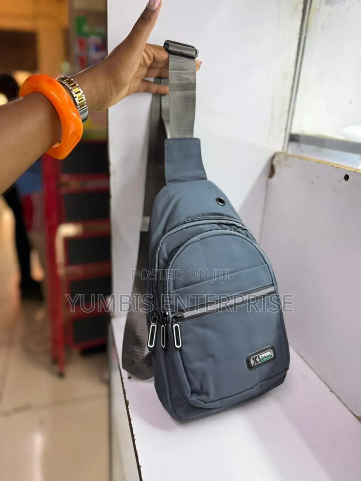 Grey Crossbody Chest Bags Each
