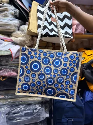 Beach Colorful Jute Bags