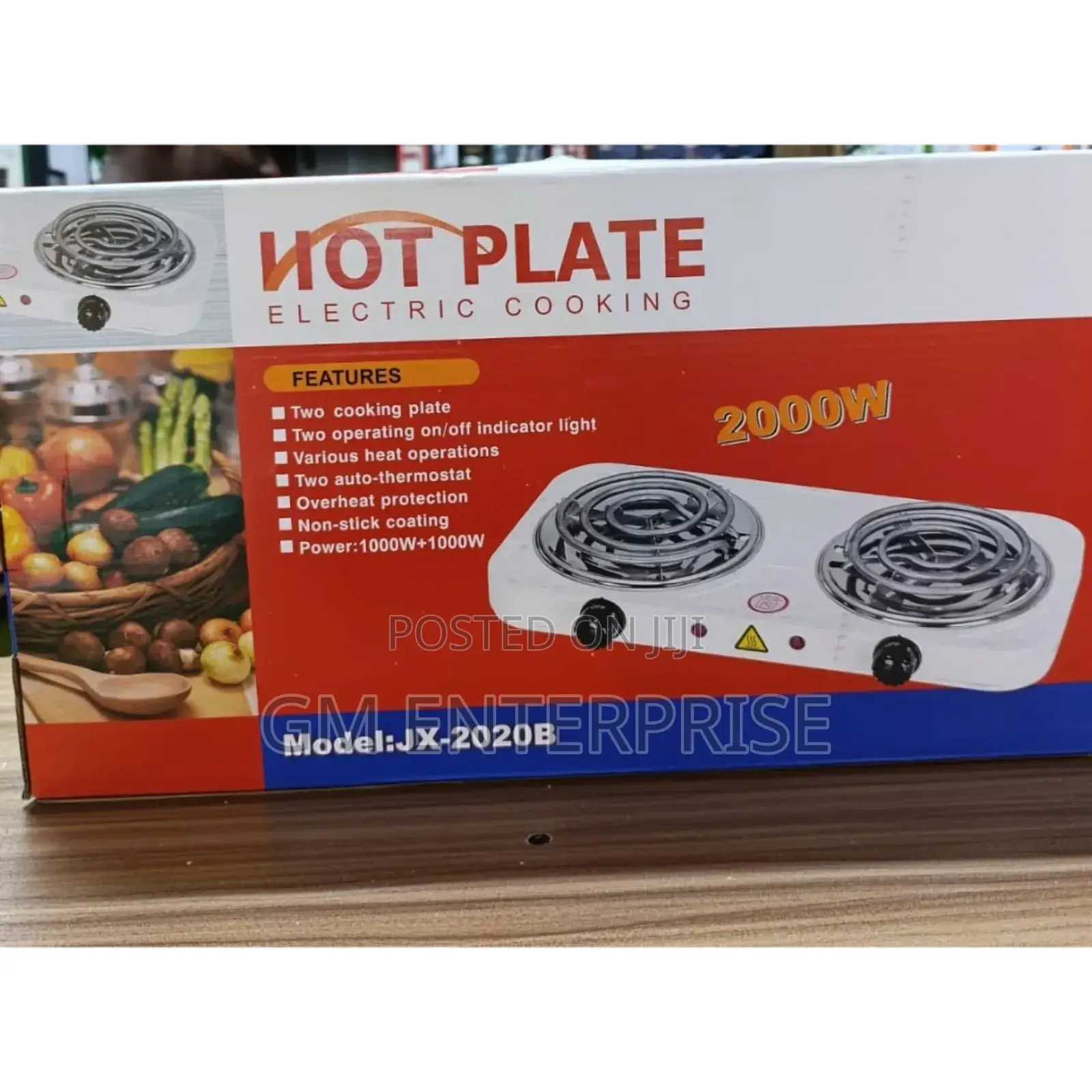 Double Coil Electric Cooker Hotplate