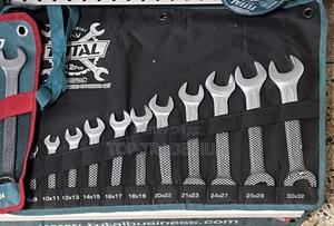 Fine Polished Total 12pcs Double Open End Spanner Set 6-32mm - thumbnail 2