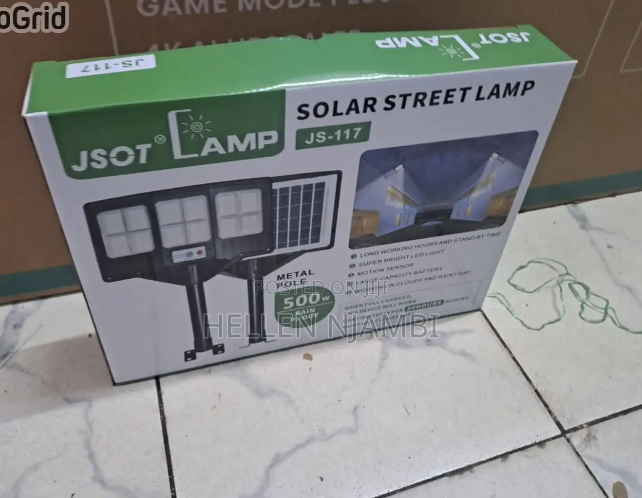 Jsot Solar Street Lamp 500watts – Model Js-117