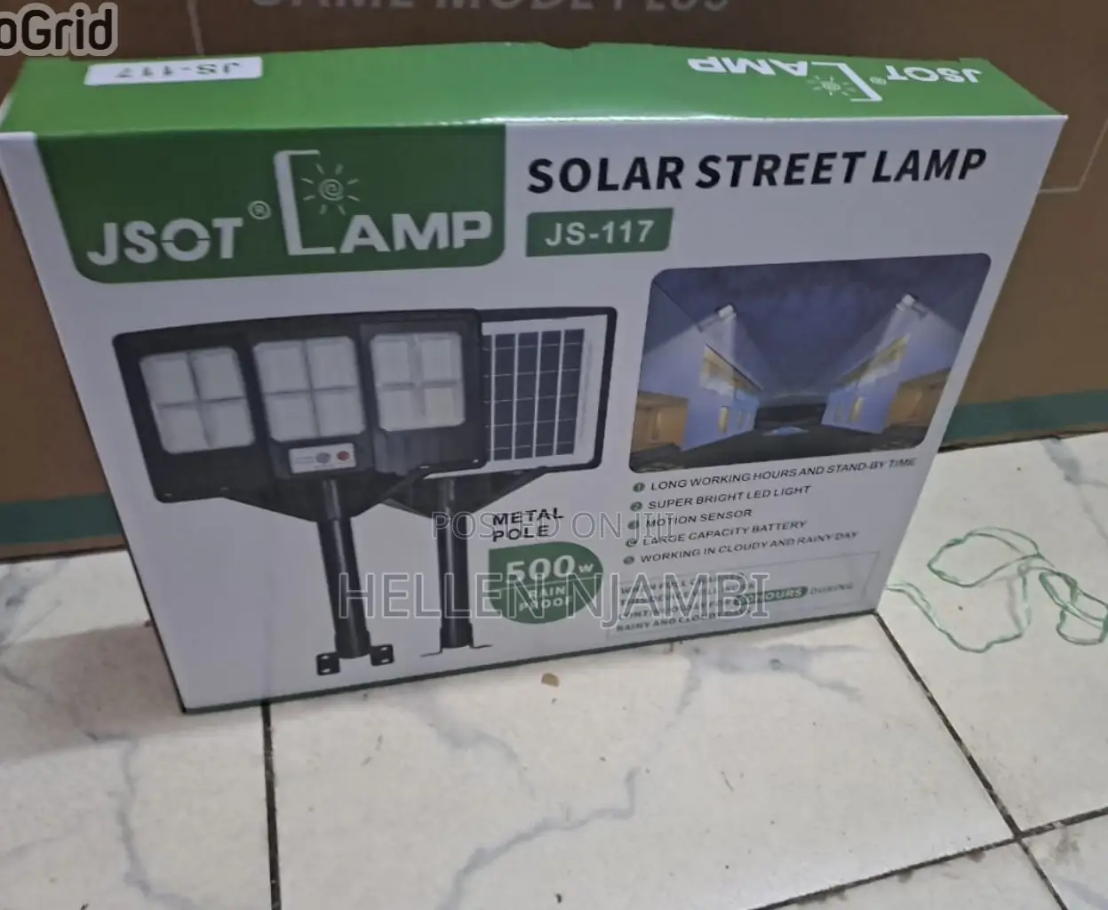 Jsot Solar Street Lamp Js-117 (500w)