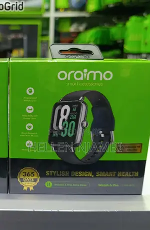 Oraimo Watch 6 Pro – 1.69" Curved Display, Ip68 Waterproof Smart Watch