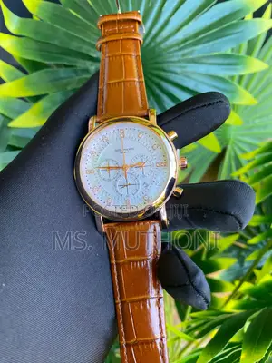 Leather Strap Patek Philippe Gents Watch