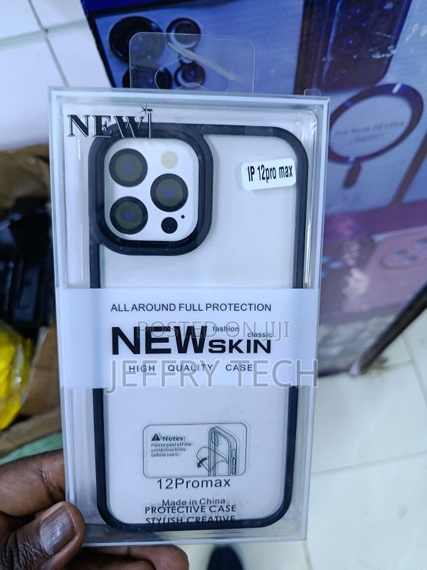 iPhone 12 Pro Max Elegant Clear Case.Full Protection - main view