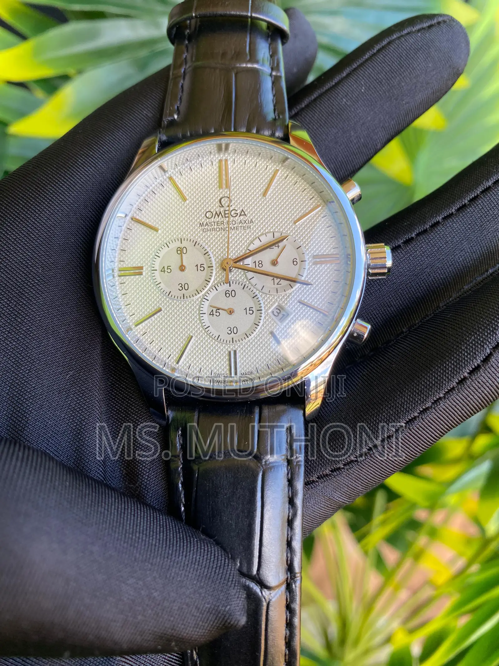 New Omega Time Date for Gents