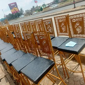Gold Highstool for Club and Hotel
