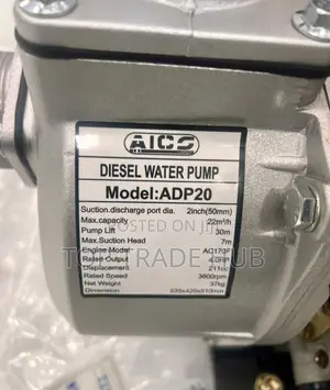 Aico Japan Diesel Water Pump Normal Pressure 2" 30m Head 400l/Min