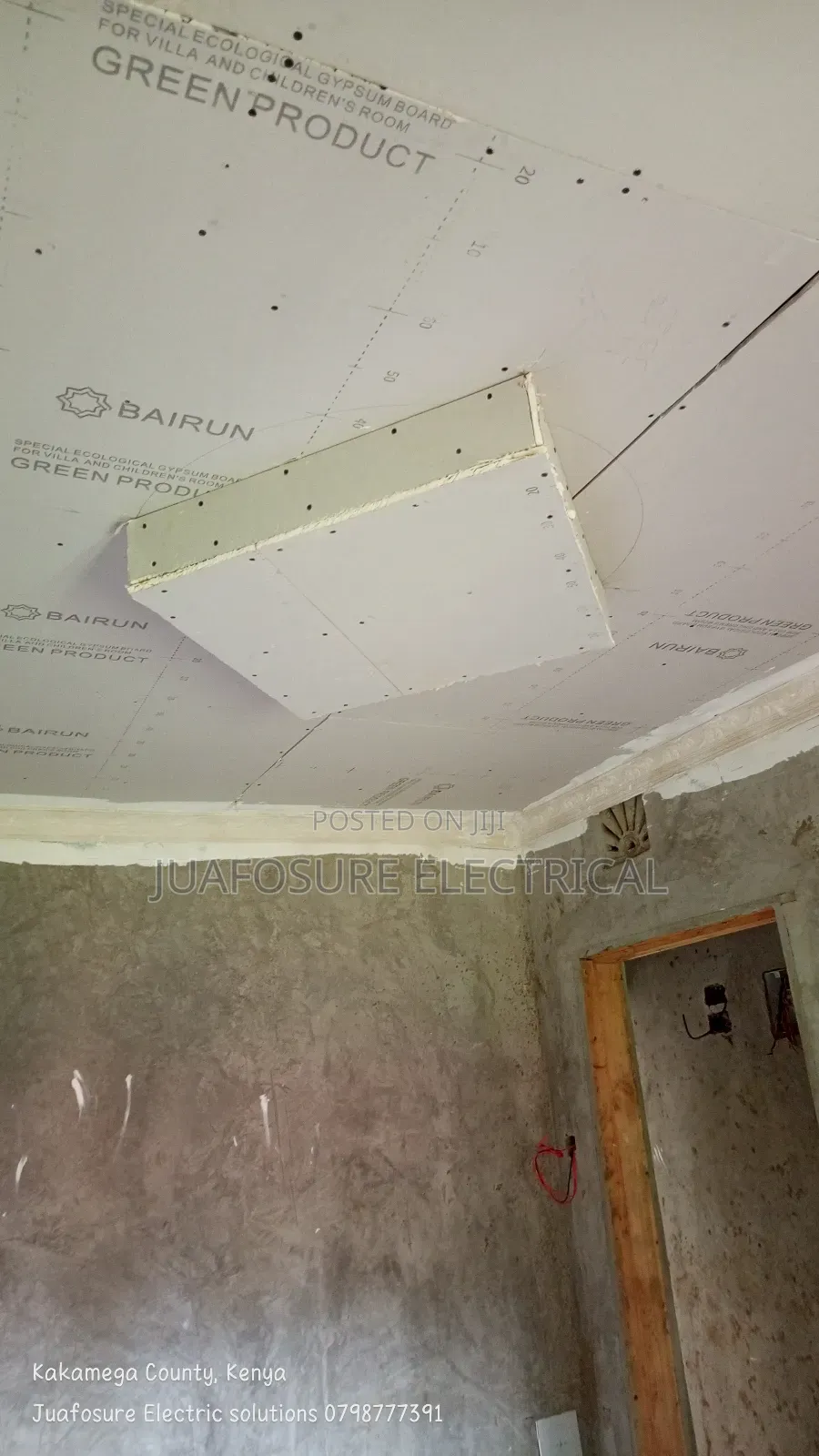 Gypsum Ceiling and Lights Decoction Space Elevation