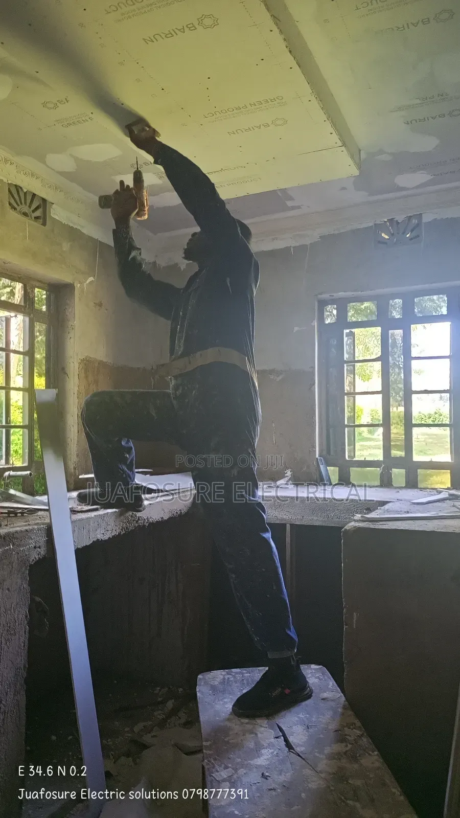 Gypsum Ceiling and Lights Decoction Space Elevation