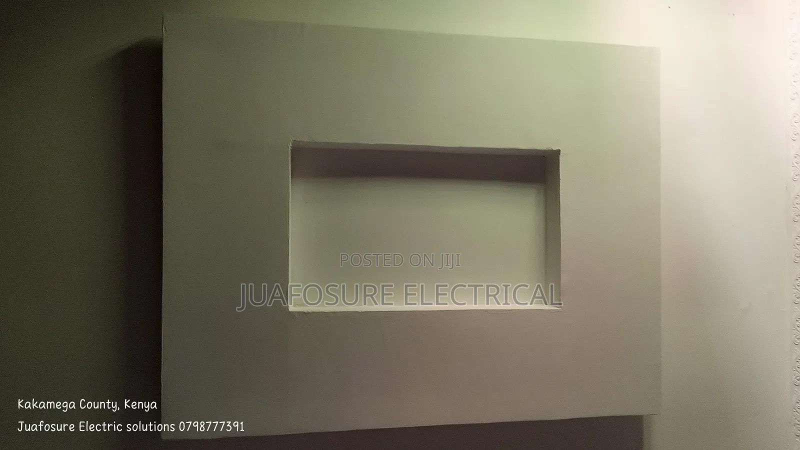 Gypsum Ceiling and Lights Decoction Space Elevation