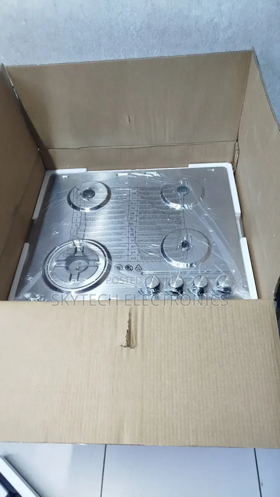 Hisense Hob 60cm by 60cm 4gas