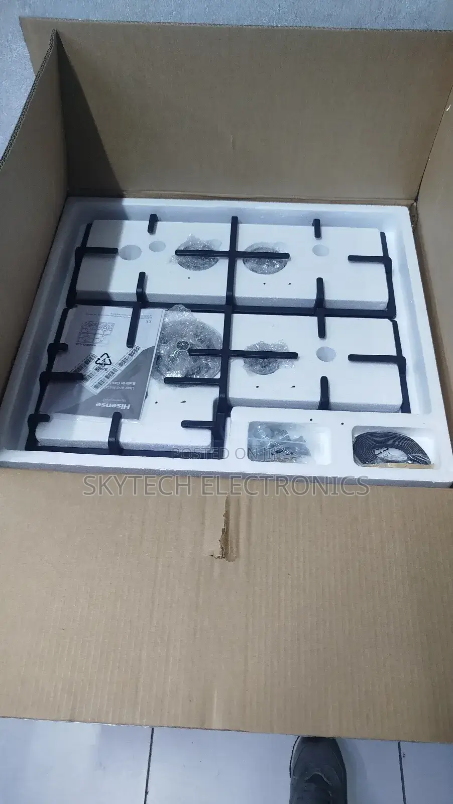 Hisense Hob 60cm by 60cm 4gas