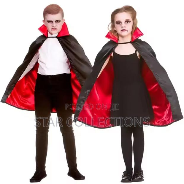 Dracula Double Sided Cape Costume for Kids - main view