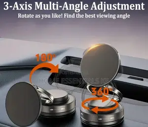 *Magnetic Smart Cell Phone Holder, 360 Degree Multi-Angle Rotation