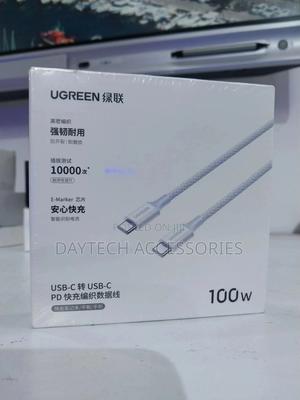 A Ugreen Usb-C to Usb-C Pd Fast Charging Braided Data Cable. - thumbnail 2