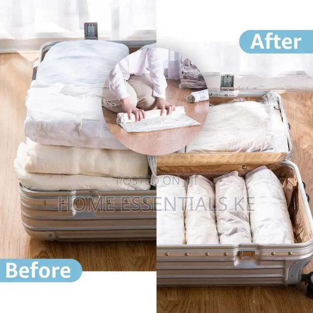 *10pcs Travel Cloth Organizer, Travel Space Saver Compression Bags - thumbnail 3
