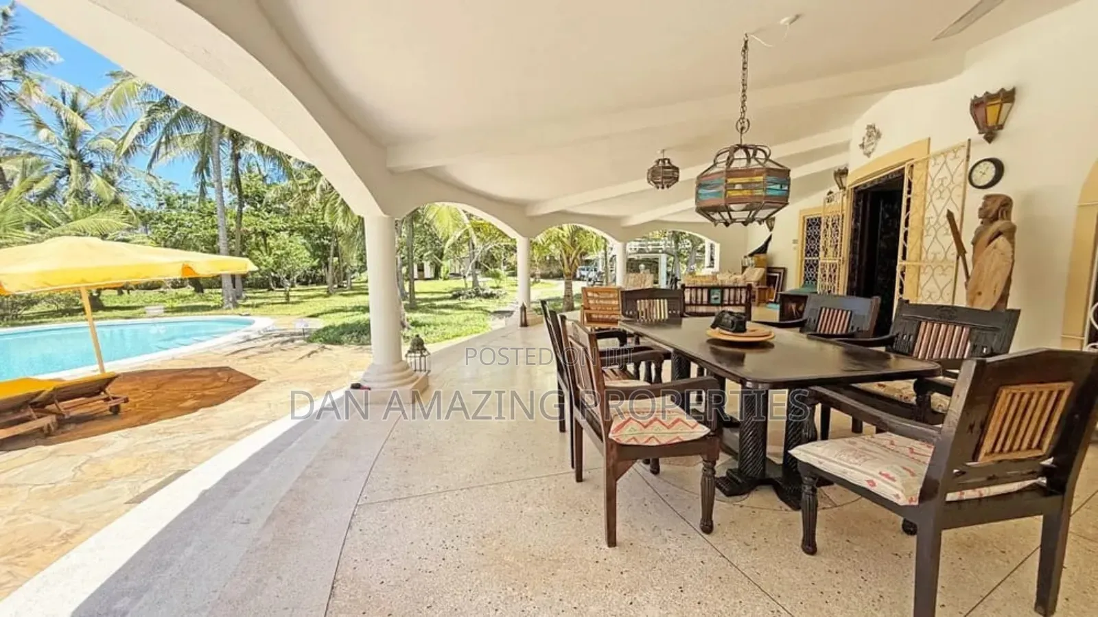Furnished 3bdrm Villa in Watamu On 3.5 Acres for sale