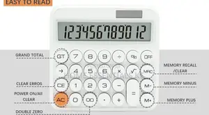 *12 Digit Solar Energy Calculator for Home, School, Office